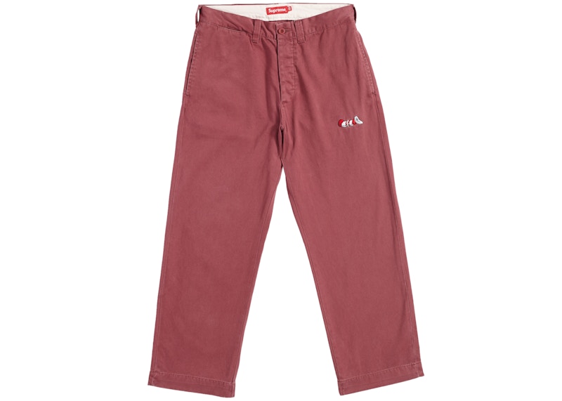 Supreme Cat in the Hat Chino Pant Burgundy Men's - FW18 - US