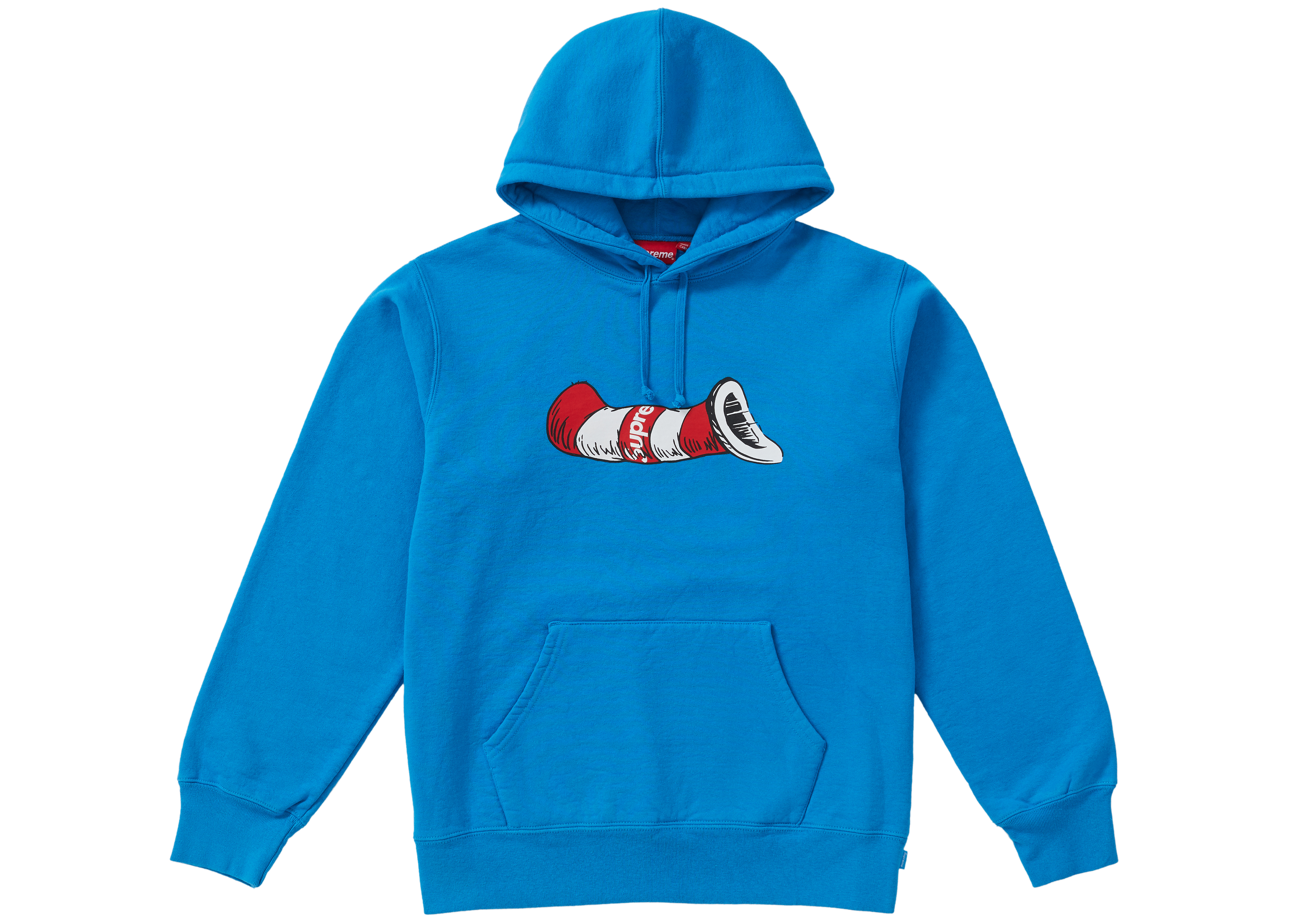 Supreme Cat in the Hat Hooded Sweatshirt Bright Royal Men's - FW18