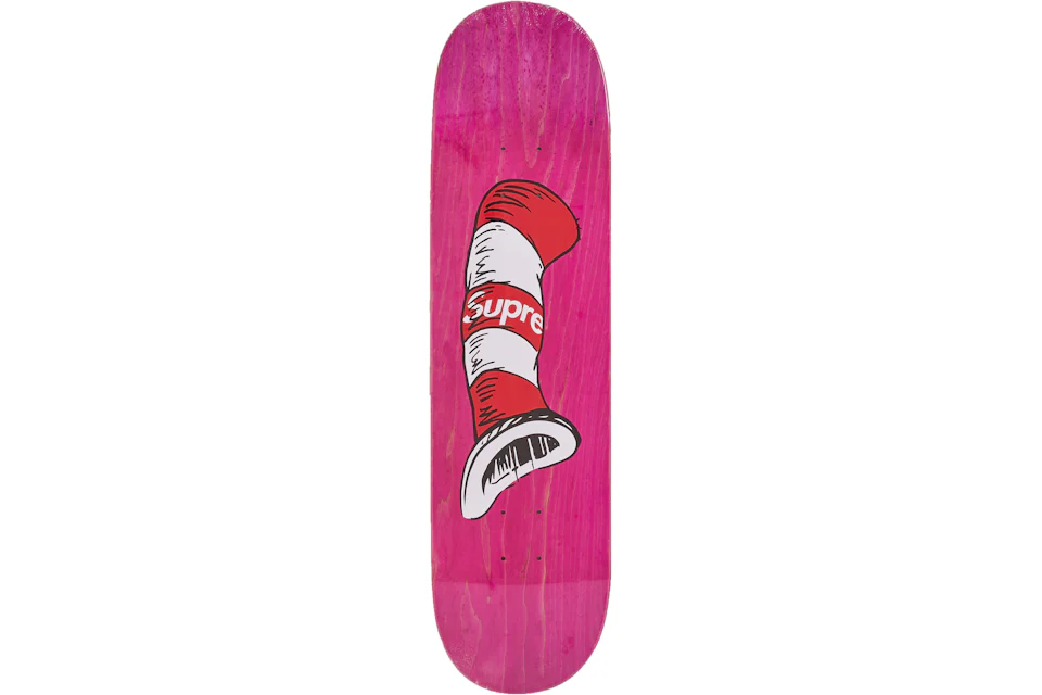 Supreme Cat in the Hat Skateboard Deck Pink