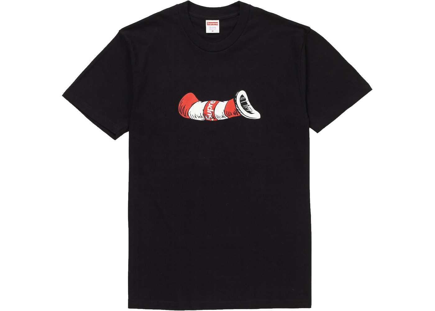 Supreme Cat In The Hat Tee Black Fw18