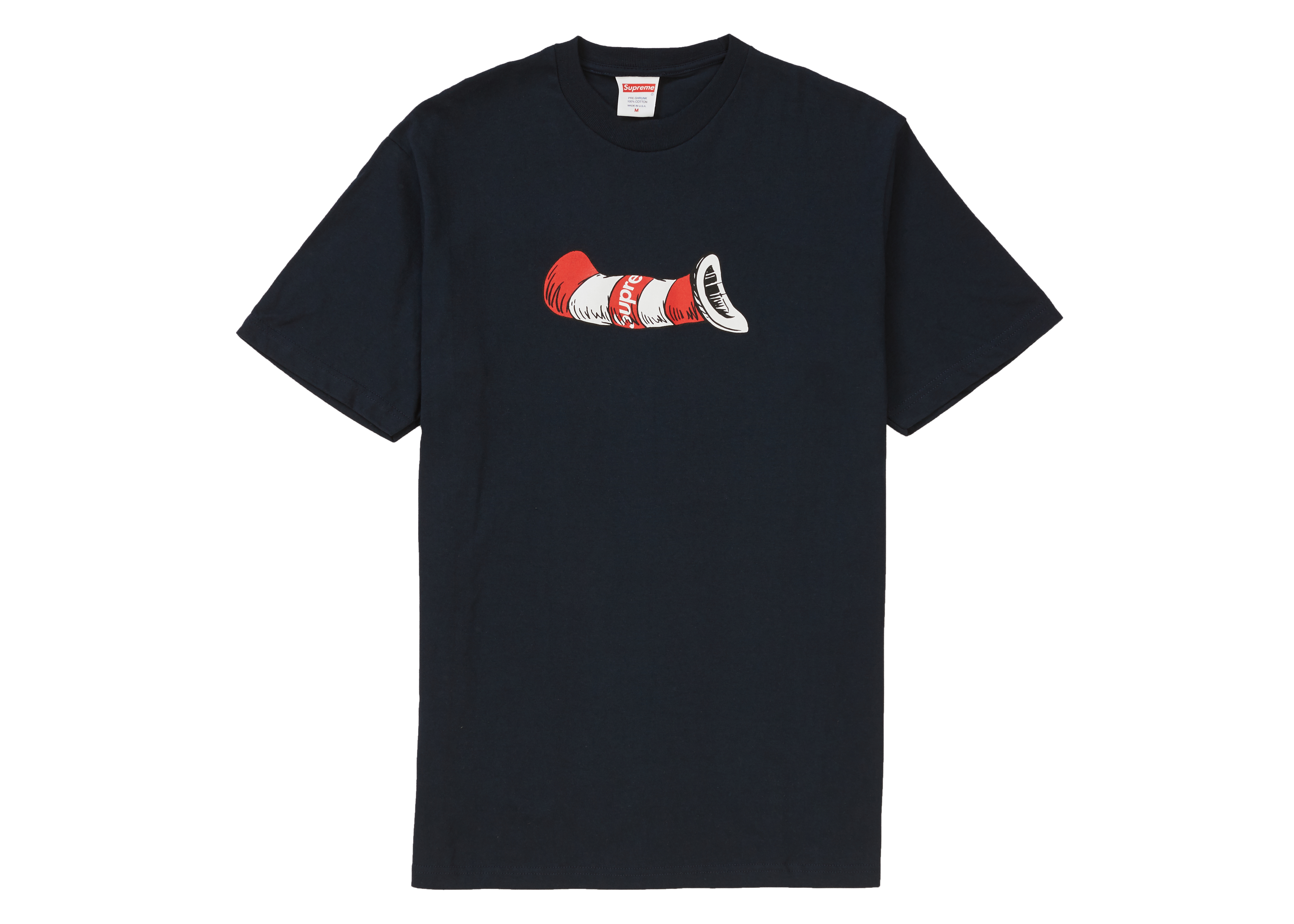 Supreme Cat In the Hat Tee White