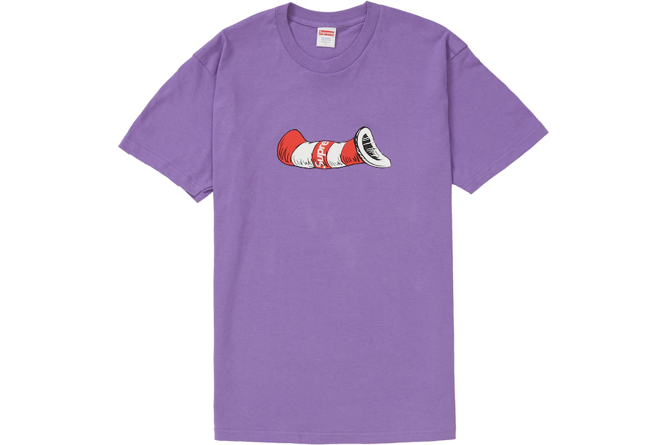 Supreme Cat in the Hat Tee Purple
