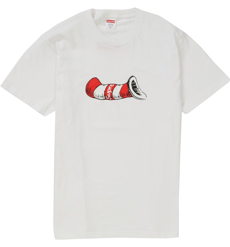 Supreme Cat in the Hat Tee White Men's FW18 US