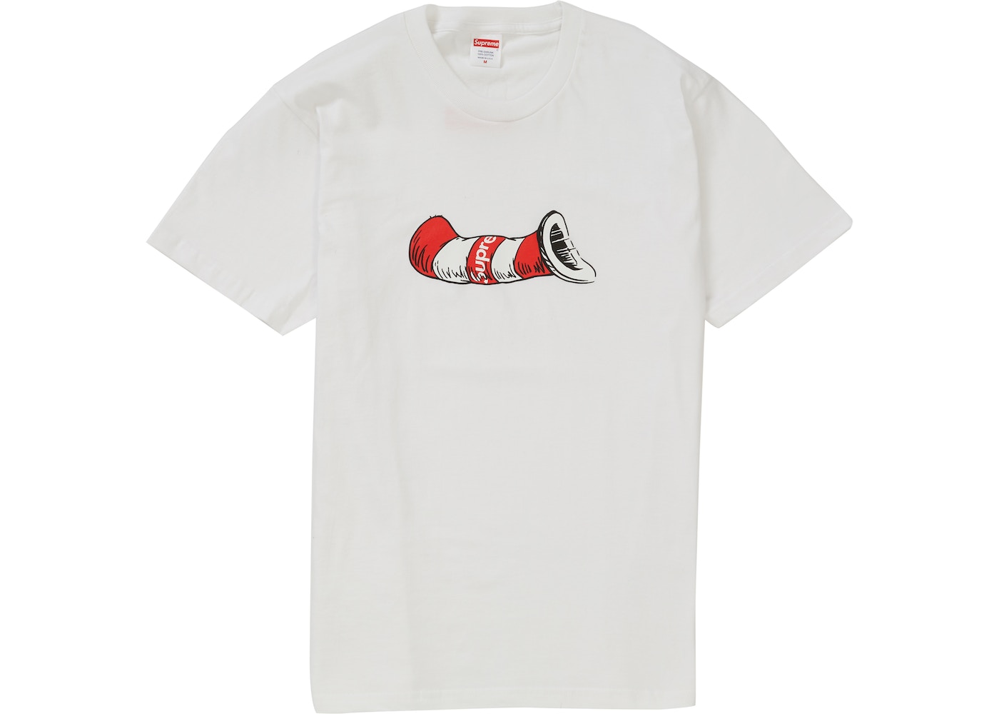 Supreme Cat In The Hat Tee White Fw18