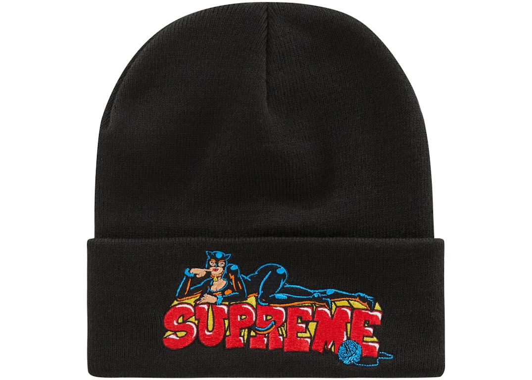 Pre-owned Supreme Catwoman Beanie Black