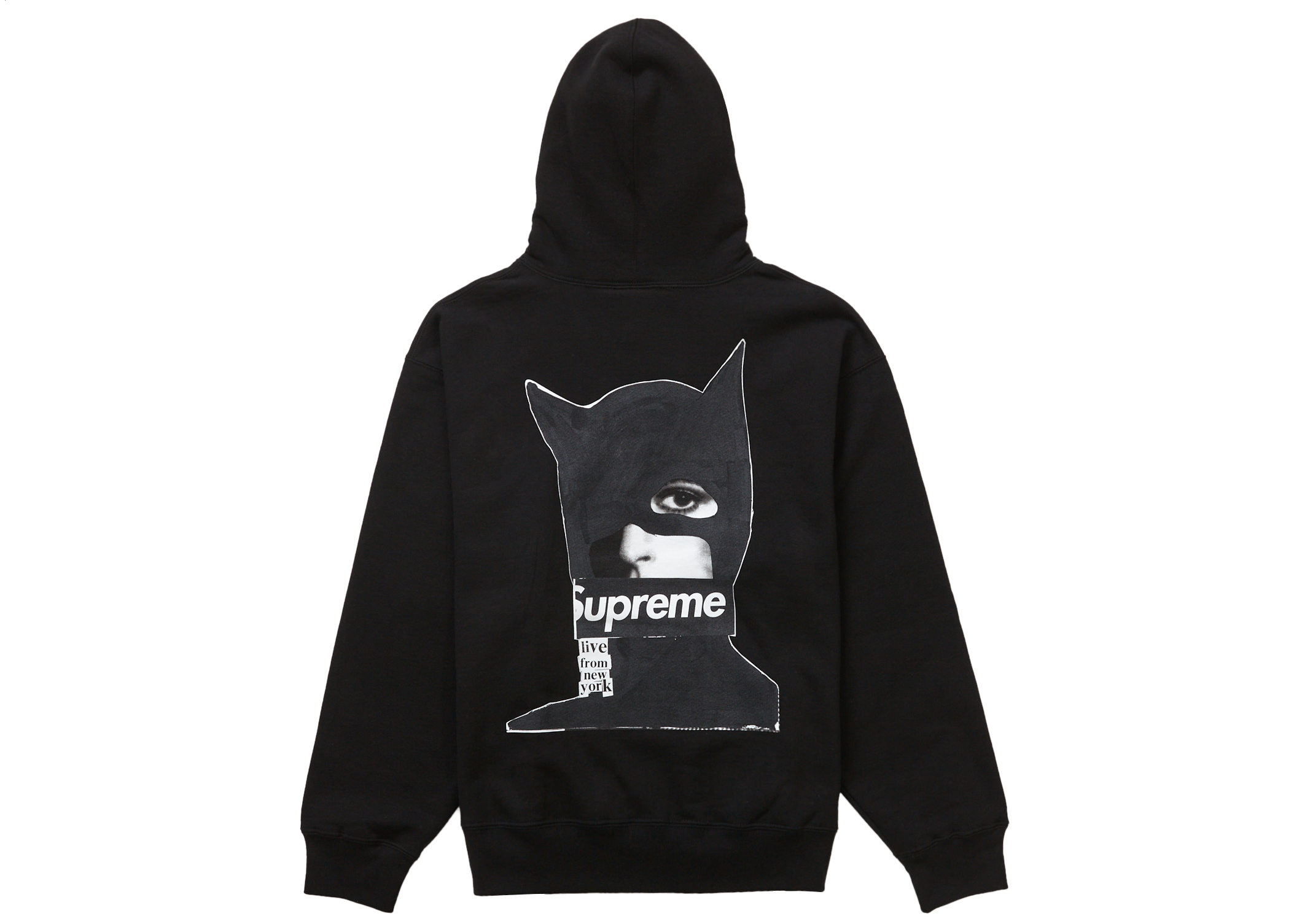 Supreme Catwoman Hooded Sweatshirt Black Men's - FW23 - US