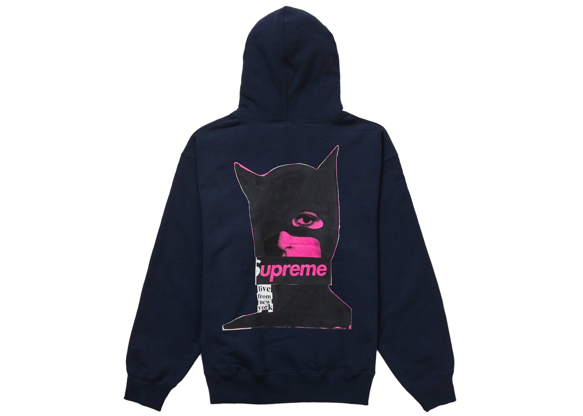 Supreme Catwoman Hooded Sweatshirt Navy Men's - FW23 - US