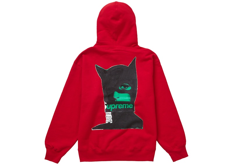 supreme catwoman hooded swatshirt