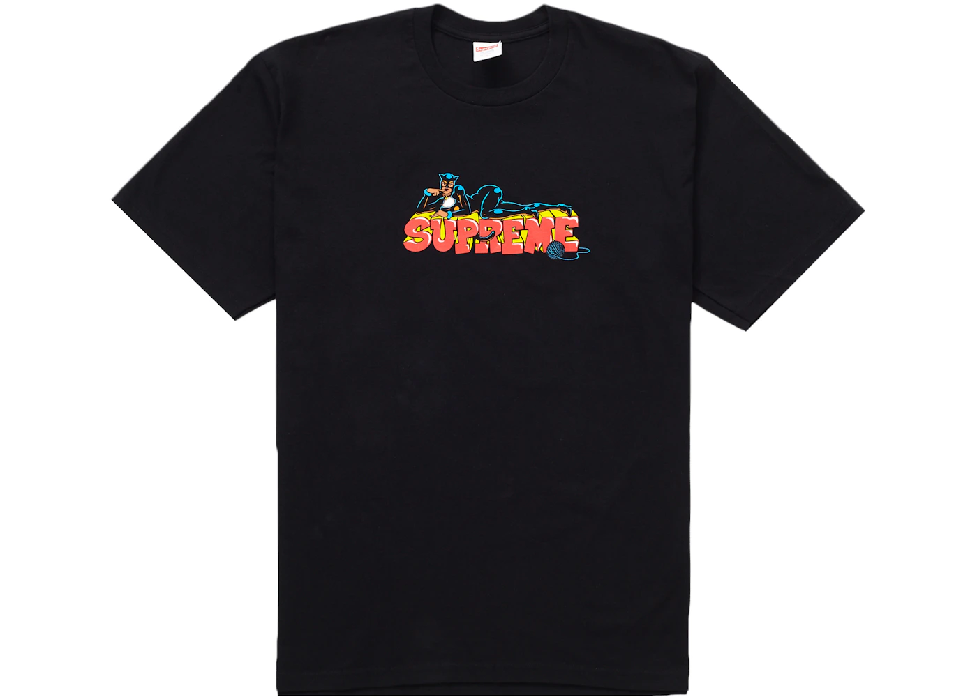 Supreme Catwoman Tee Black Men's FW22 US - Main Image