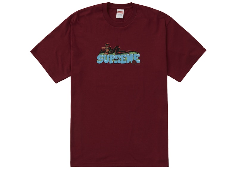 SUPREME CATWOMAN TEE M CARDINAL シュプリーム