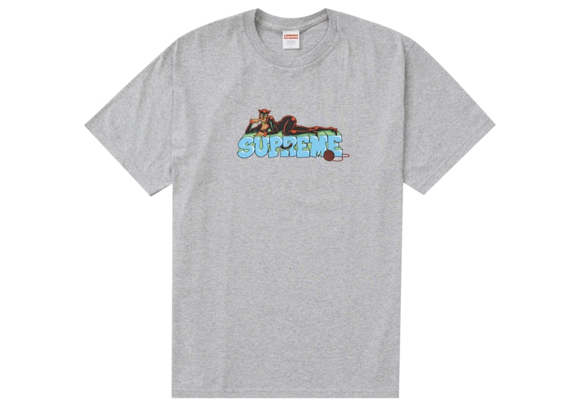 Supreme Catwoman Tee Heather Grey Men's   FW   US