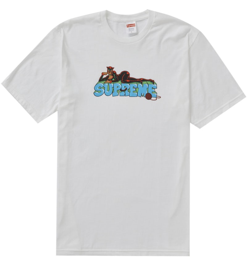 Supreme Catwoman Tee White Men's FW22 US - Main Image