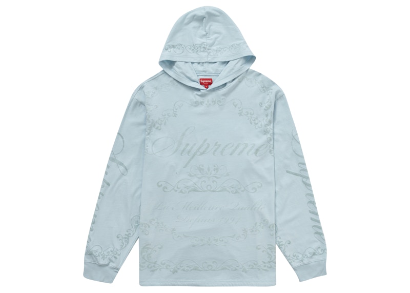 Supreme Layered Hooded L/S Top White Men's - FW22 - US