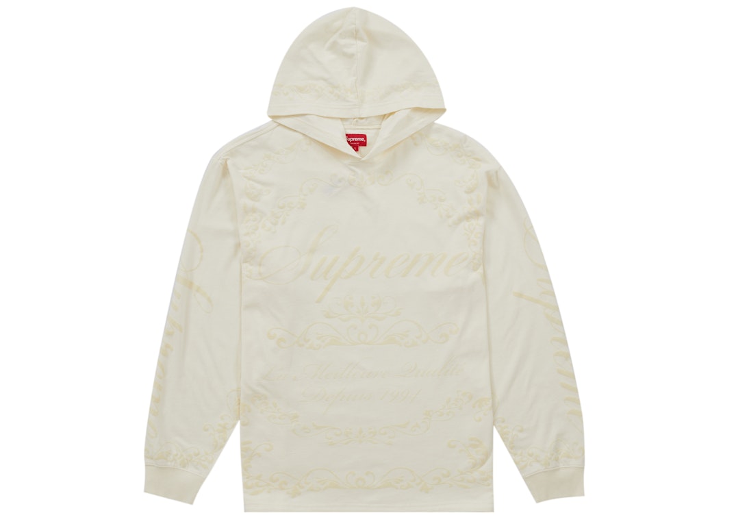 Pre-owned Supreme Celebre Hooded L/s Top White