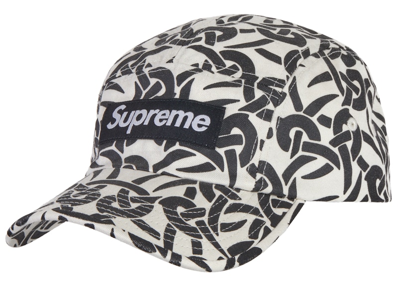 Pre-owned Supreme Celtic Knot Camp Cap In Stone