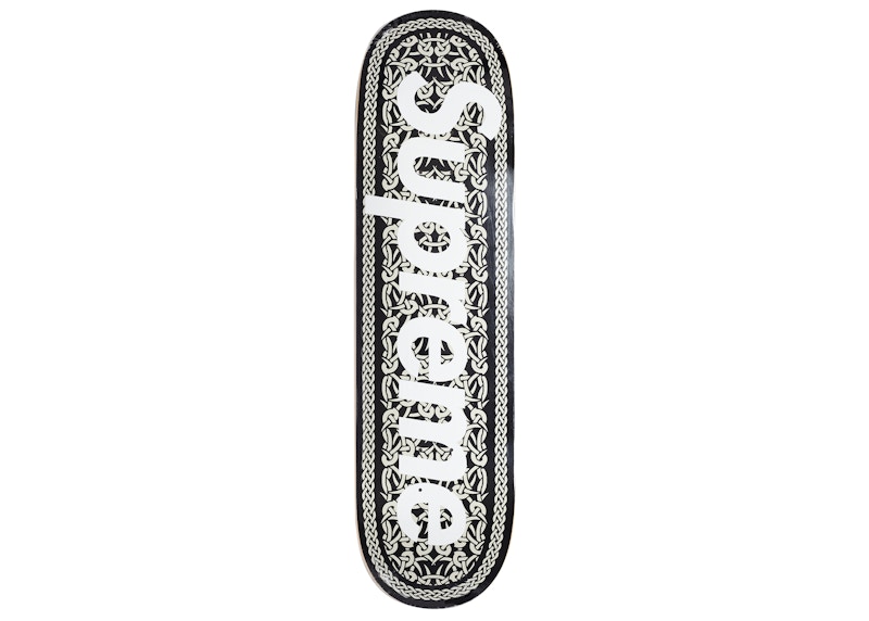 Supreme Celtic Knot Skateboard Deck Black