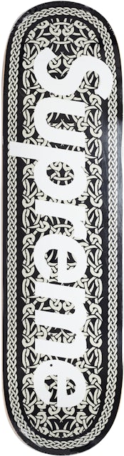 Supreme "Louis Vuitton Monogram" skate deck from 2000 - Black