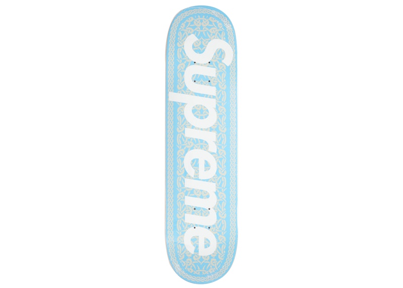 Supreme Celtic Knot Skateboard Deck Blue