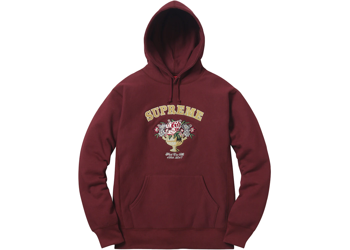 Supreme burgundy hoodie Clearance