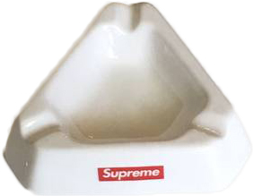 Supreme Ceramic Ashtray White