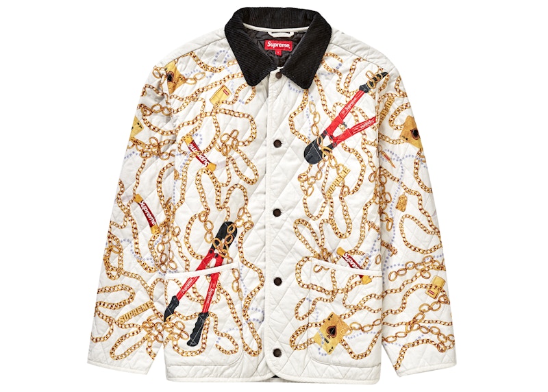 supreme chains quinted jacket