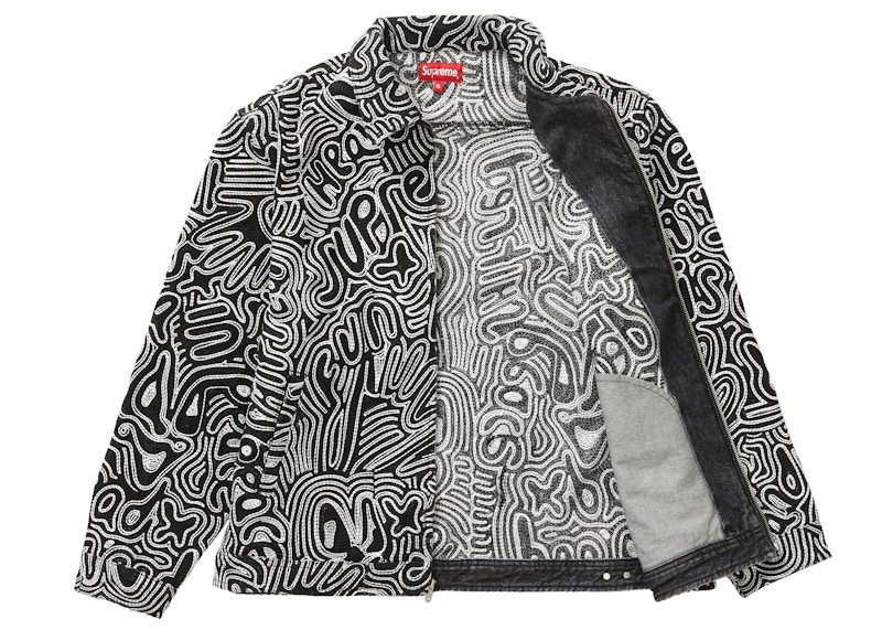 Supreme Chainstitch Denim Jacket Black Men's - SS22 - US