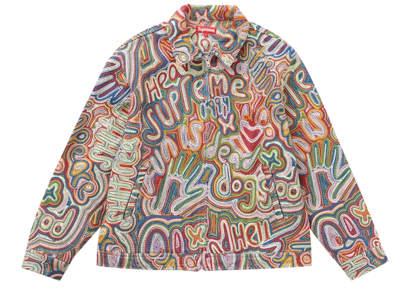 Supreme Chainstitch Denim Jacket Multicolor