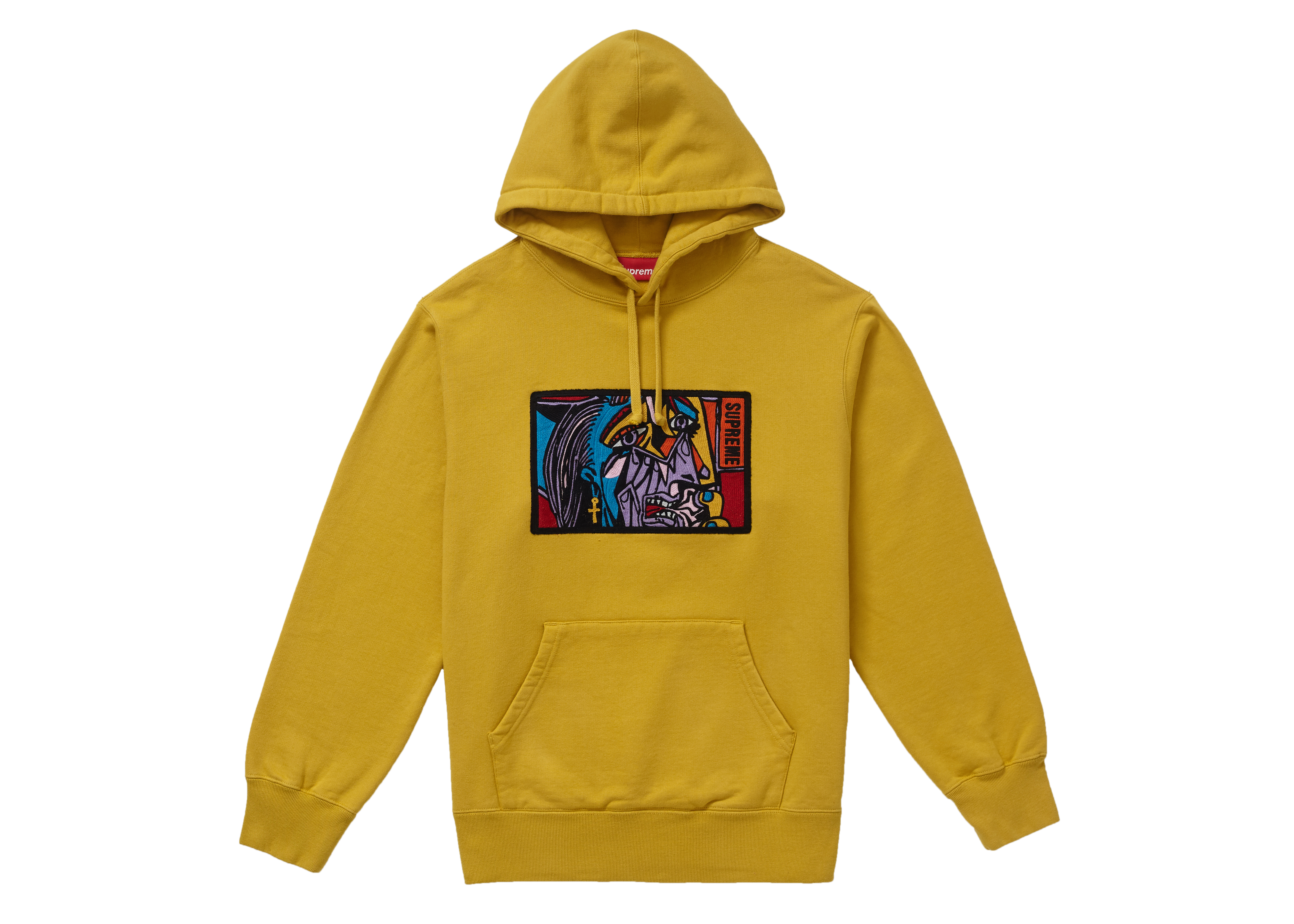 Supreme Chainstitch Hooded Sweatshirt Mustard メンズ - FW18 - JP