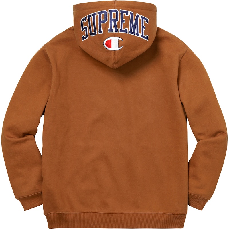 Supreme champion zip up hoodie hot sale