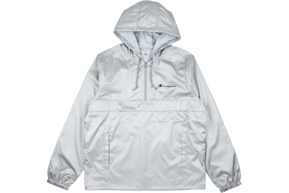 Supreme x champion half zip windbreaker best sale
