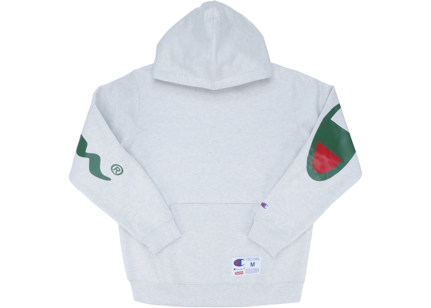Supreme Champion Hooded Sweatshirt (SS18) Ash Grey Men's SS18 US