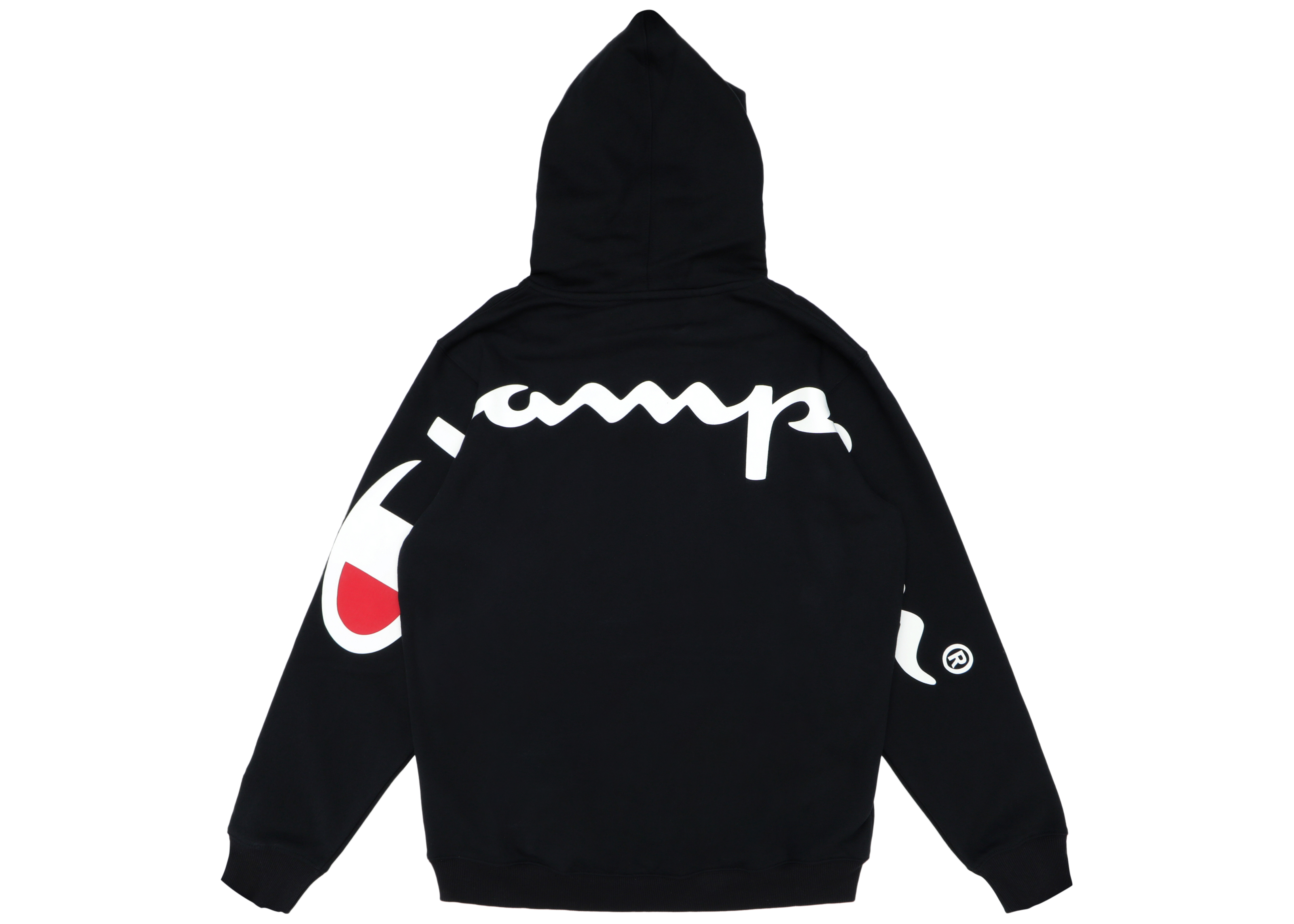 Supreme Champion Hooded Sweatshirt (SS18) Black Men's - SS18 - US