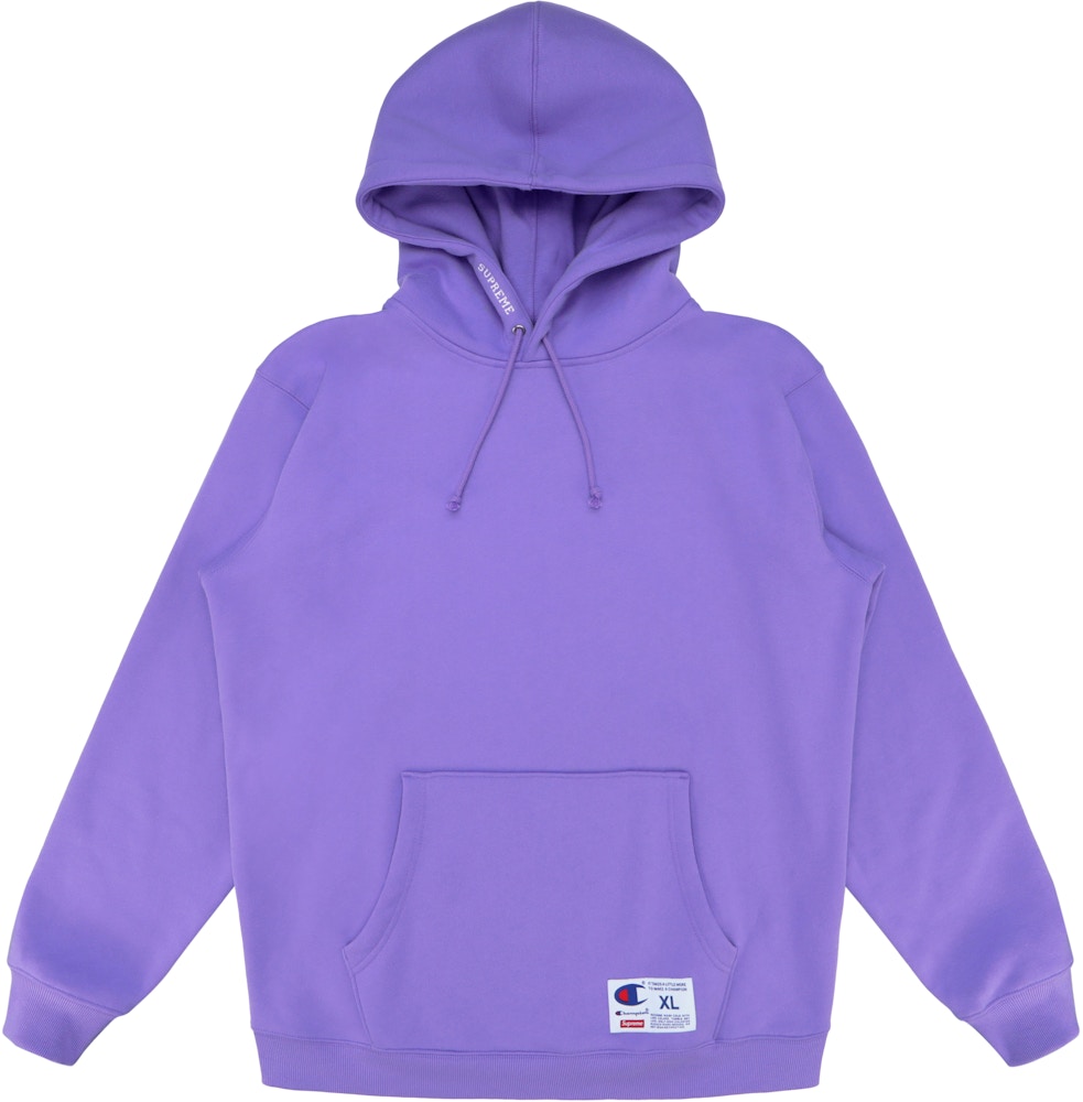 Supreme Champion Hooded Sweatshirt (SS18) Light Purple SS18