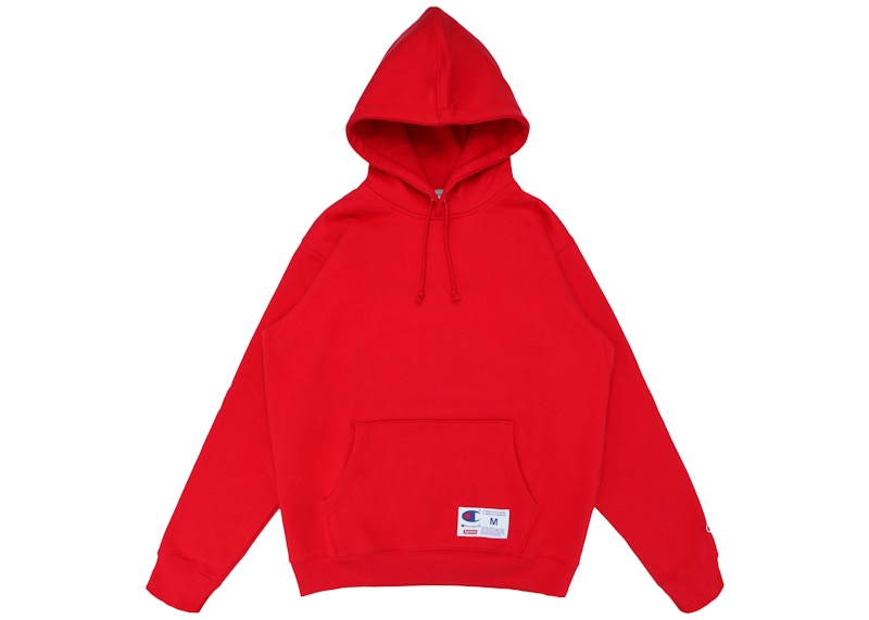 Supreme Champion Hooded Sweatshirt (SS18) Red Men's - SS18 - GB