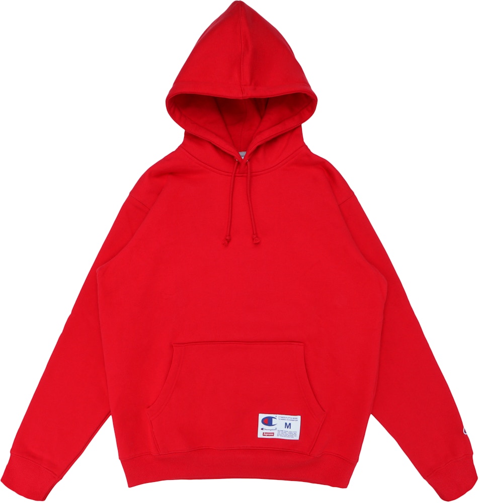 Villain otte skjule Supreme Champion Hooded Sweatshirt (SS18) Red - SS18