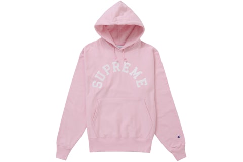 Supreme Champion Hooded Sweatshirt (SS25) Pink Men's SS25 US