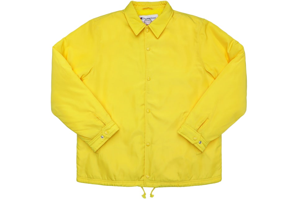 Yellow coach jacket mens Clearance