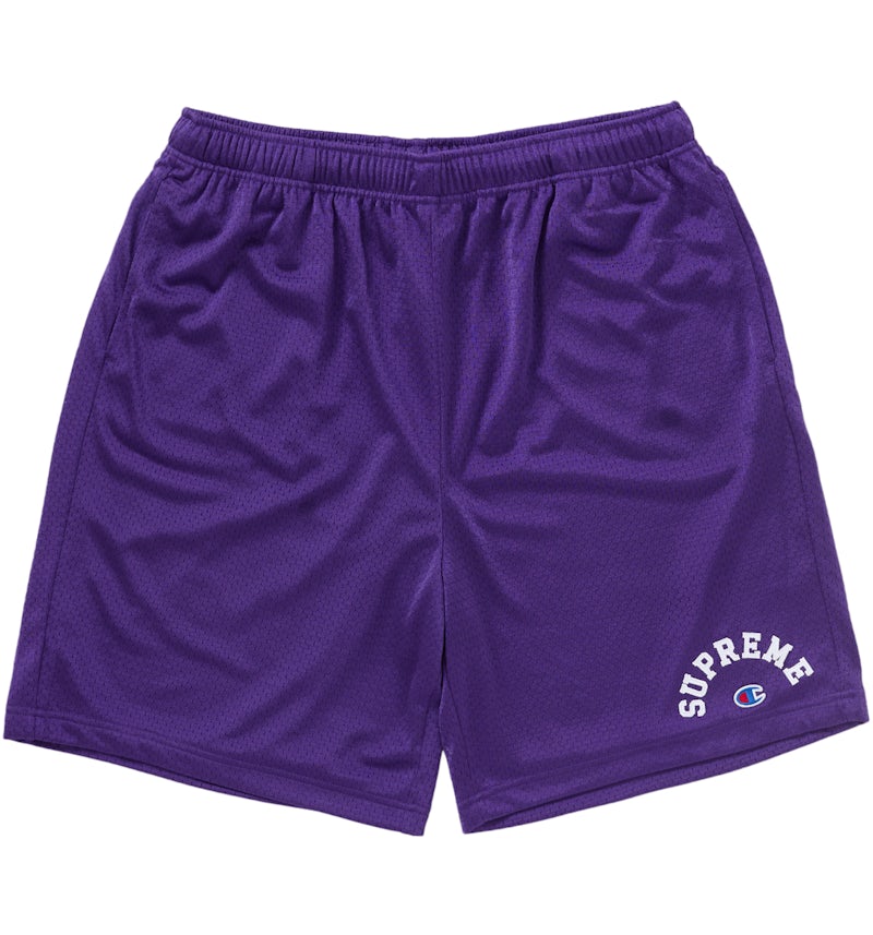 Athletic Shorts Purple Champion Mesh Shorts Supreme Champion Mesh