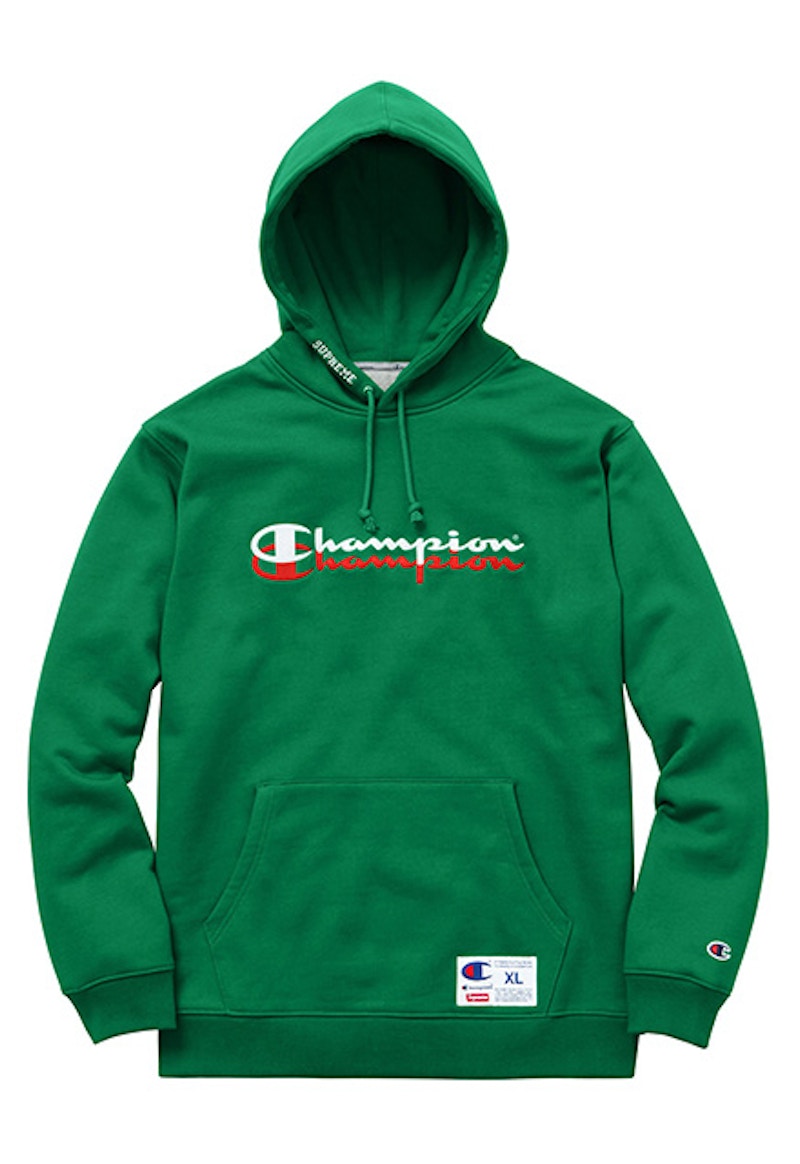 Champion kelly 2025 green hoodie