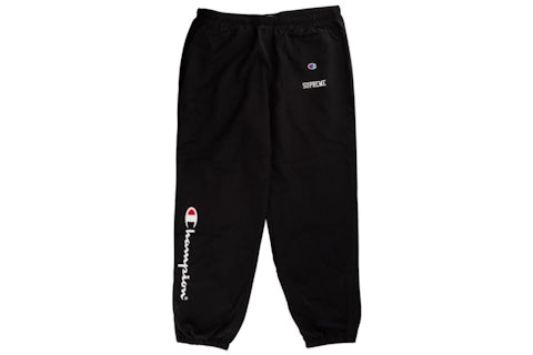 Supreme Champion Track Pant Black Men's SS18 US - Main Image