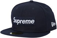 New Era SUPREME BOX LOGO Blue 9F Hat/ Cap  Supreme box logo, Sneaker  collection, Supreme hat