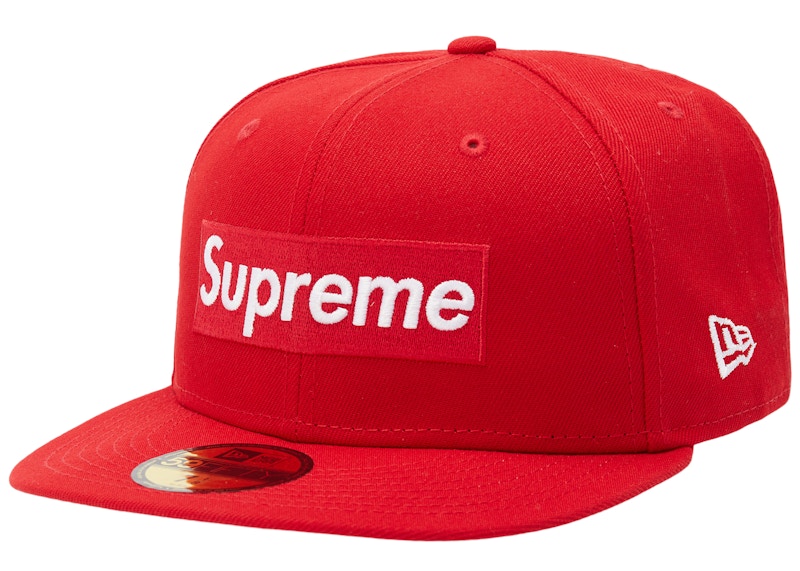 Supreme Monogram Box Logo New Era Red-