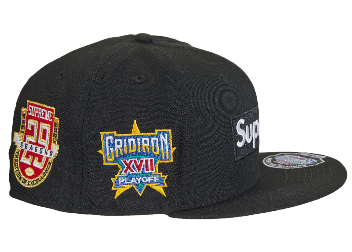 Supreme Championships Box Logo New Era Fitted Hat Black - FW23 - US