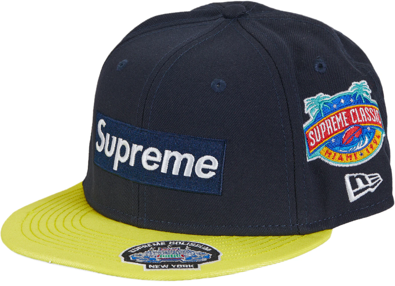 Supreme Championships Box Logo New Era Fitted Hat Navy - FW23 - US
