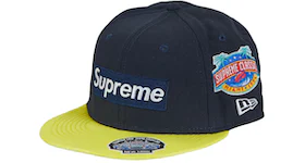 Supreme Championships Box Logo New Era Fitted Hat Navy