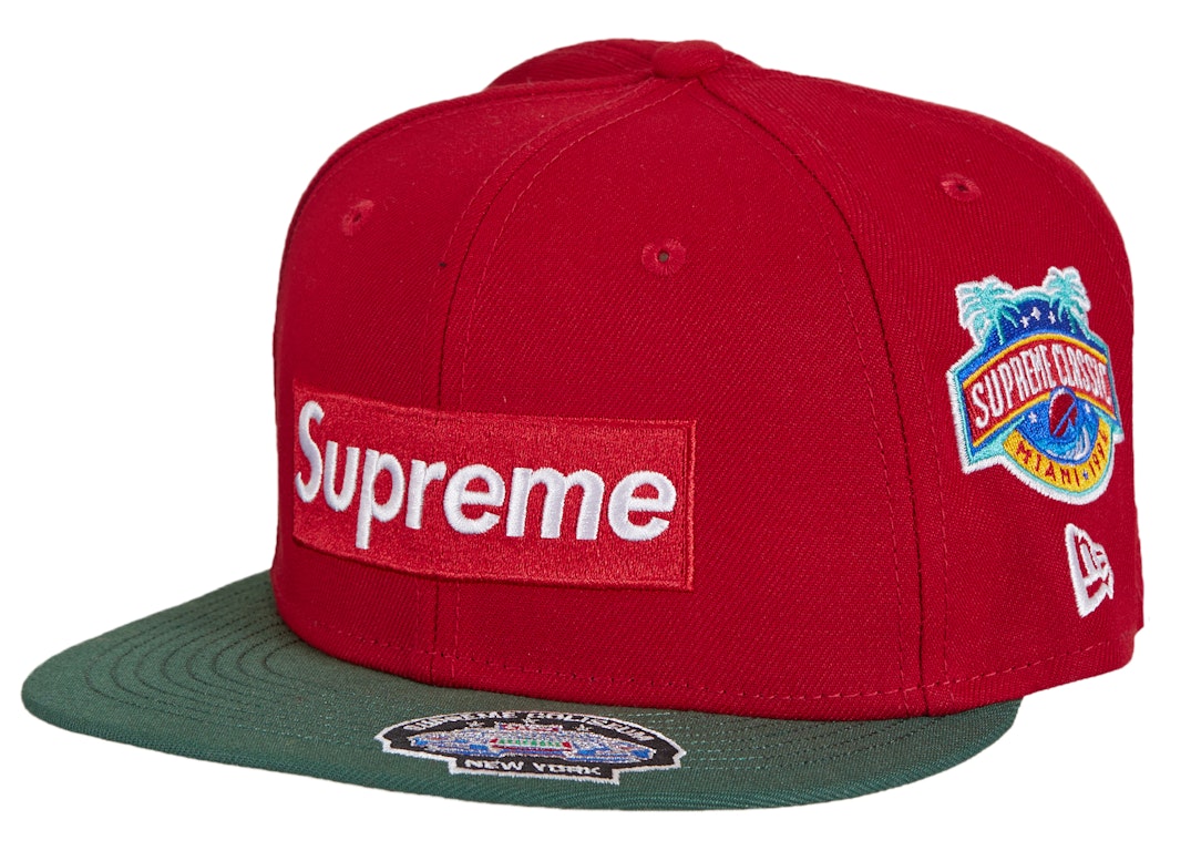 Pre-owned Supreme Championships Box Logo New Era Fitted Hat Red