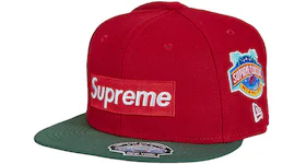Supreme Championships Box Logo New Era Fitted Hat Red