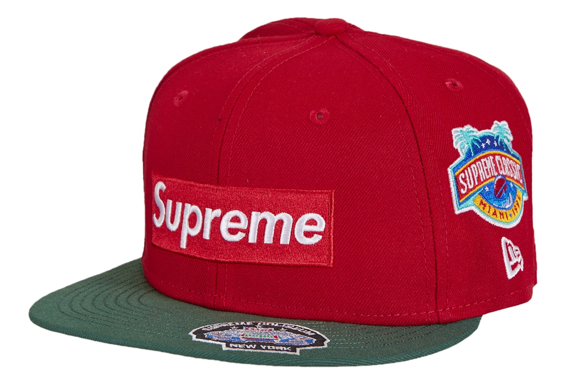Pre-owned Supreme Championships Box Logo New Era Fitted Hat Red
