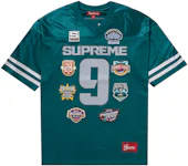 Supreme Championships Embroidered Football Jersey Black Men's - FW23 - US