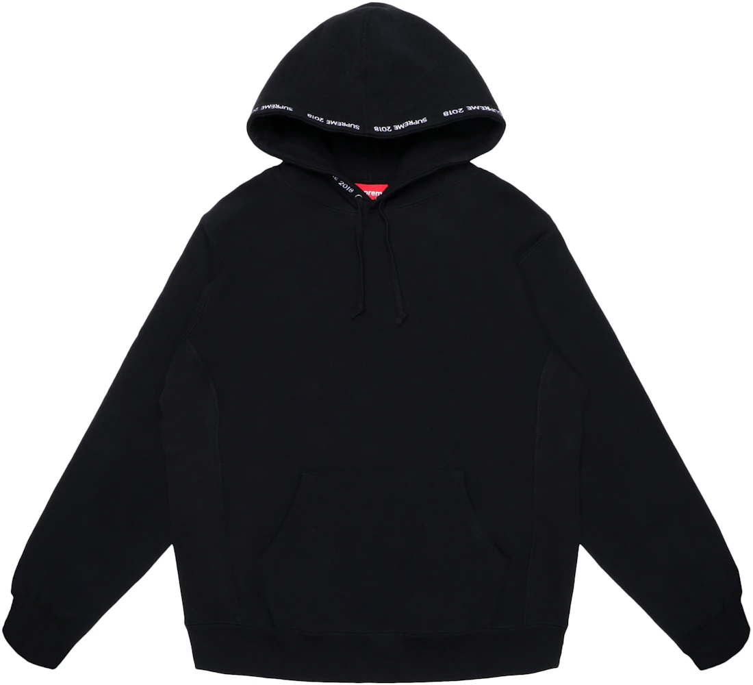 Supreme Channel Hooded Sweatshirt Black Men's - SS18 - US